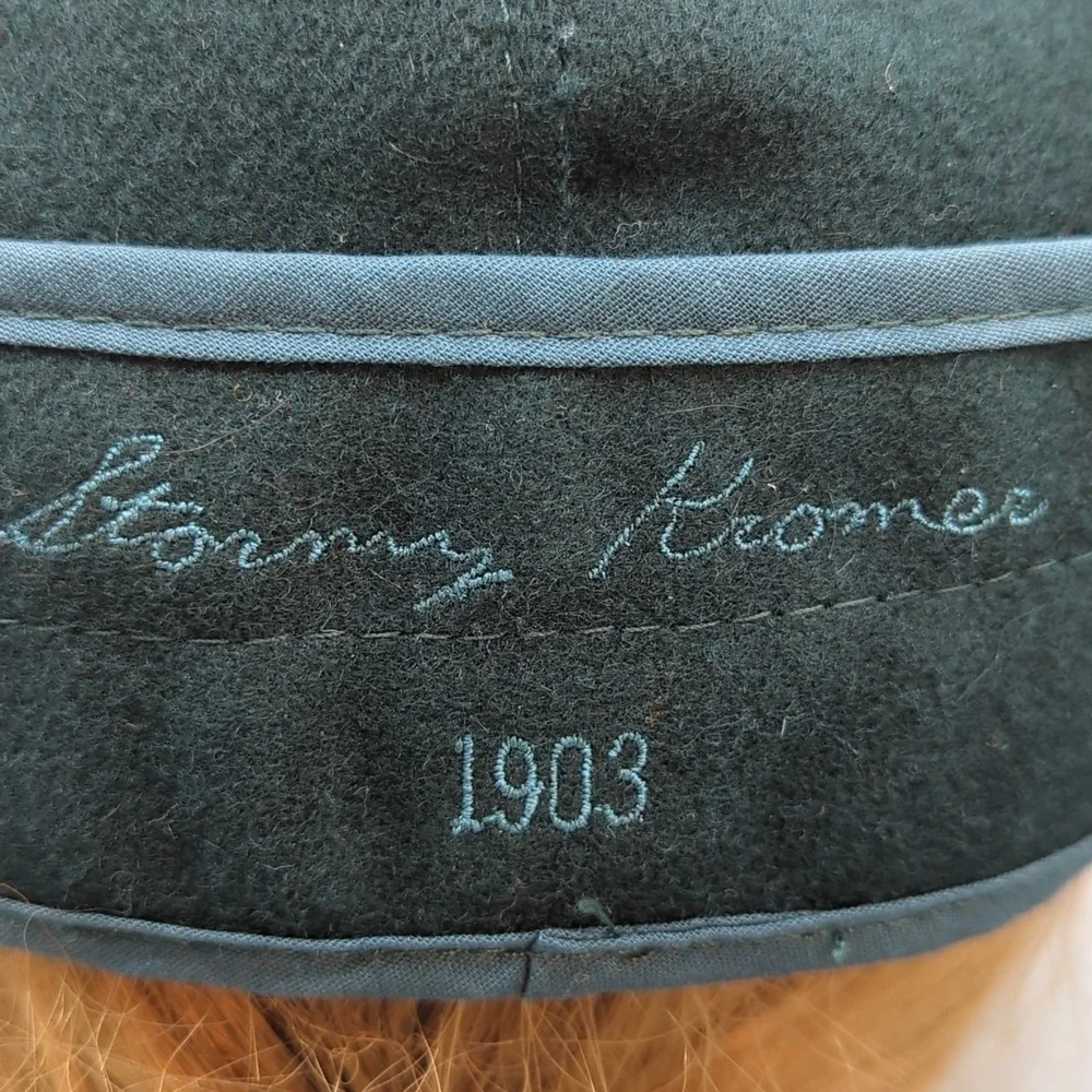 Stormy Kromer Original 1903 Wool Blend Cap Hat Green Size 7 5/8